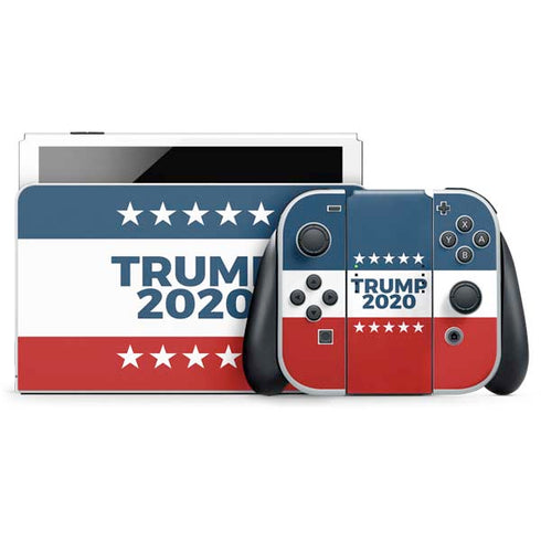 Trump 2020 Red White and Blue Nintendo Skins